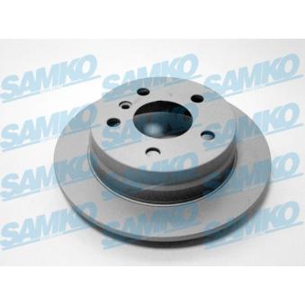 Jeu de 2 disques de frein arrière SAMKO M2003PR pour MERCEDES-BENZ CLASSE A E-CELL - 68cv