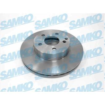Jeu de 2 disques de frein avant SAMKO M2056VR pour BMW Série 5 E 200 CGI - 207.348)