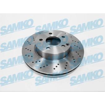 Jeu de 2 disques de frein avant SAMKO OEM 2044210912