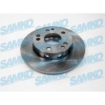 Jeu de 2 disques de frein avant SAMKO M2111P pour FIAT STRADA E 2.0 - 122cv