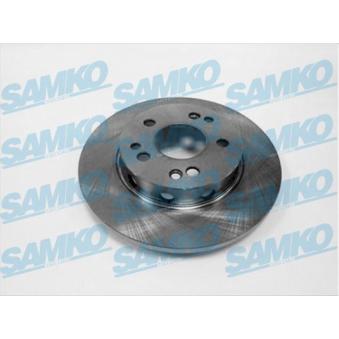 Jeu de 2 disques de frein avant SAMKO M2121P pour AUDI Q7 E 200 D - 75cv