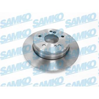 Jeu de 2 disques de frein arrière SAMKO OEM 2034230112