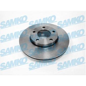 Jeu de 2 disques de frein avant SAMKO M5003V pour DAEWOO EVANDA 2.0 CD - 110cv