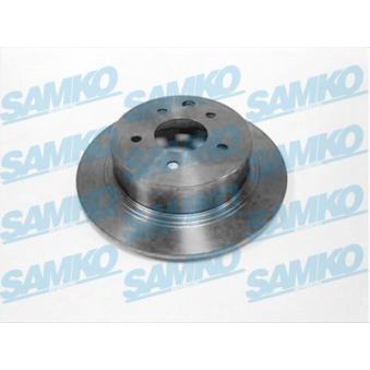 Jeu de 2 disques de frein arrière SAMKO N2017P pour MINI MINI 1.5 DCI - 110cv