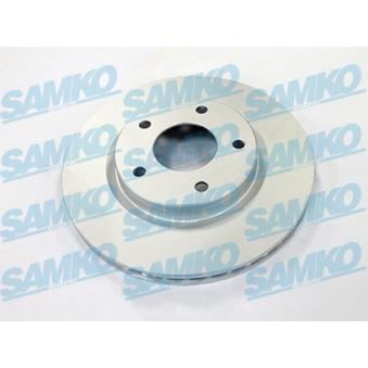 Jeu de 2 disques de frein avant SAMKO N2018VR pour BMW Série 3 1.5 DCI - 110cv