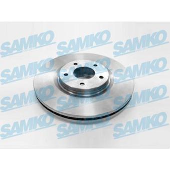 Jeu de 2 disques de frein avant SAMKO [N2019V]