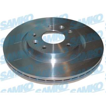 Jeu de 2 disques de frein avant SAMKO N2045V pour NISSAN PATHFINDER 1.5 dCi 110 - 110cv