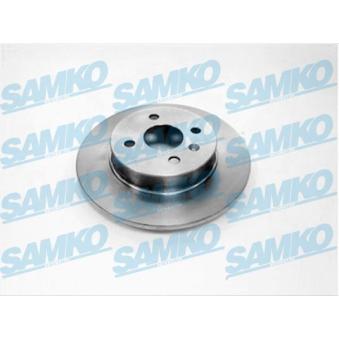 Jeu de 2 disques de frein arrière SAMKO [O1004P]