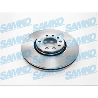 Jeu de 2 disques de frein avant SAMKO O1015V pour LEXUS IS 1.7 CDTI - 110cv