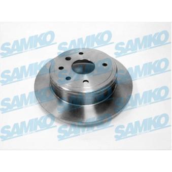 Jeu de 2 disques de frein arrière SAMKO O1019P pour CHEVROLET EPICA 2.0 - 144cv