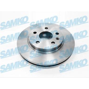 Jeu de 2 disques de frein avant SAMKO [O1028V]