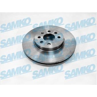 Jeu de 2 disques de frein avant SAMKO O1034V pour CHRYSLER ES 1.7 CDTI - 110cv