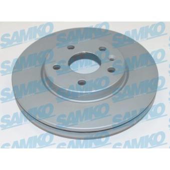 Jeu de 2 disques de frein avant SAMKO O1035VR pour FORD TRANSIT COURIER 1.7 CDTI - 110cv