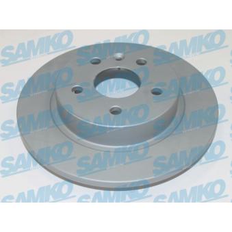 Jeu de 2 disques de frein arrière SAMKO O1038PR pour DAEWOO REXTON 1.7 CDTI - 110cv