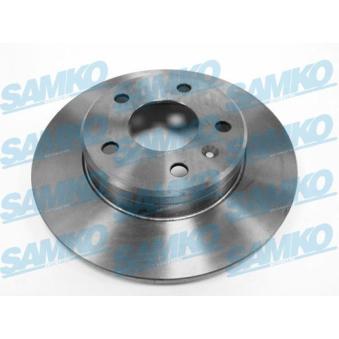 Jeu de 2 disques de frein arrière SAMKO OEM 93188707