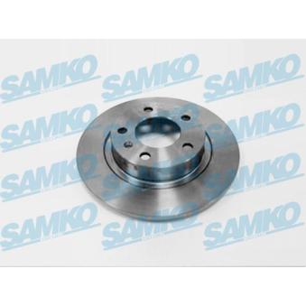 Jeu de 2 disques de frein arrière SAMKO OEM 569418