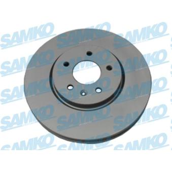 Jeu de 2 disques de frein avant SAMKO O1044VR pour FORD TRANSIT COURIER 1.7 CDTI - 110cv