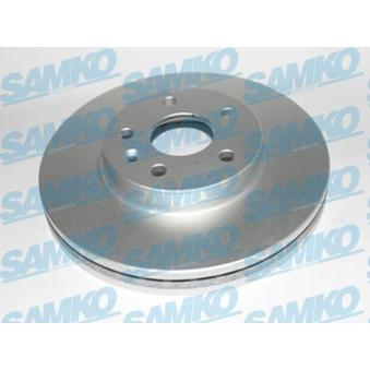 Jeu de 2 disques de frein avant SAMKO O1048VR pour OPEL ASTRA 1.2 Turbo - 110cv