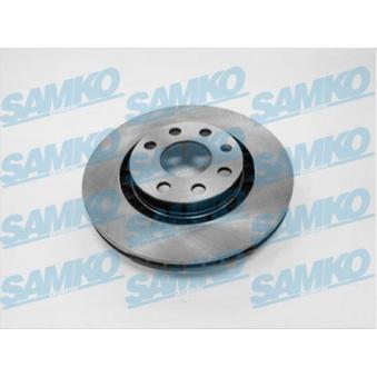 Jeu de 2 disques de frein avant SAMKO O1171V pour MAZDA B SERIE 2.0 - 110cv