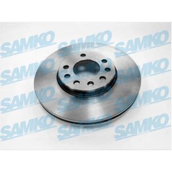 Jeu de 2 disques de frein arrière SAMKO OEM 93182306