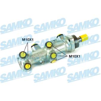 Maître-cylindre de frein SAMKO P06636 pour MITSUBISHI ECLIPSE CROSS 1.7 CDTI - 110cv