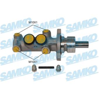 Maître-cylindre de frein SAMKO P06642 pour CITROEN JUMPY 1.9 TD - 90cv