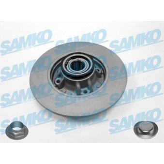 Jeu de 2 disques de frein arrière SAMKO P1011PRCA pour CITROEN DS4 1.6 HDi 90 - 92cv