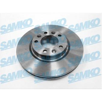 Jeu de 2 disques de frein avant SAMKO [P1012V]