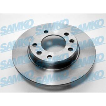 Jeu de 2 disques de frein arrière SAMKO [P1021P]