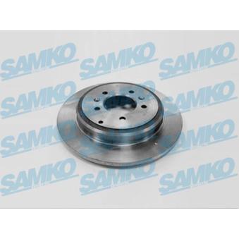 Jeu de 2 disques de frein arrière SAMKO [P1181P]