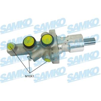 Maître-cylindre de frein SAMKO P17530 pour AUDI A3 E 320 - 220cv