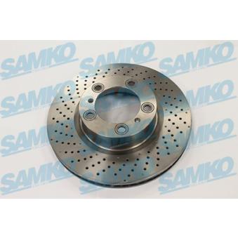 Disque de frein arrière gauche SAMKO [P2037V]