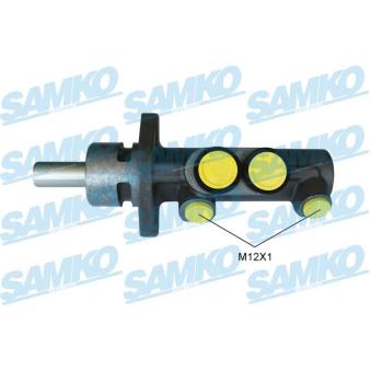 Maître-cylindre de frein SAMKO P30337 pour MAZDA BT-50 2.5 Syncro - 110cv