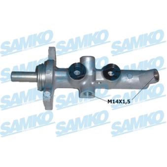 Maître-cylindre de frein SAMKO P30342 pour FORD KA 2.0 D-4D - 110cv