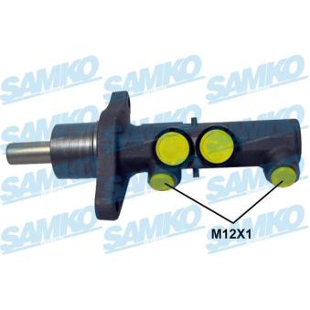 Maître-cylindre de frein SAMKO P30592 pour AUDI 80 1.6 - 110cv