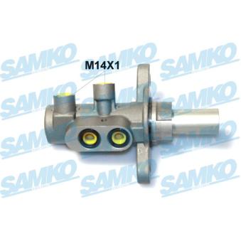 Maître-cylindre de frein SAMKO P30940 pour AUDI A4 1.5 EcoBlue - 120cv