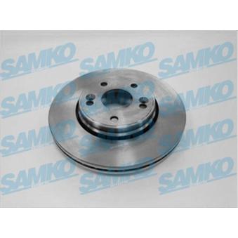 Jeu de 2 disques de frein avant SAMKO R1001V pour MG MG 1.9 DCI - 110cv