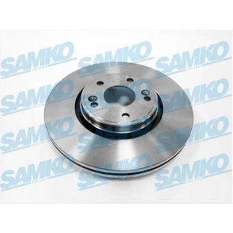 Jeu de 2 disques de frein avant SAMKO R1002V pour MG MG 1.9 DCI - 110cv