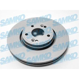 Jeu de 2 disques de frein avant SAMKO R1002VR pour MG MG 1.9 DCI - 110cv