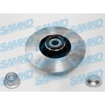 Jeu de 2 disques de frein arrière SAMKO OEM 7701207823