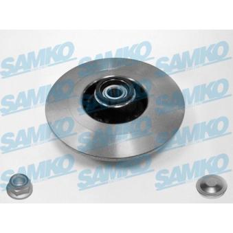 Jeu de 2 disques de frein arrière SAMKO R1030PCA pour CITROEN C3 ORIGIN 1.9 DCI - 110cv