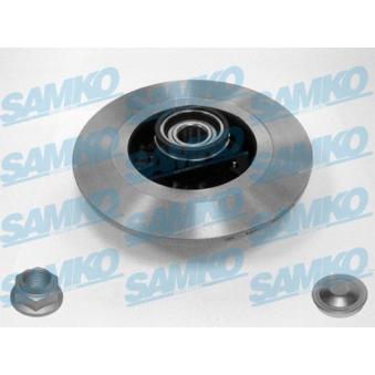 Jeu de 2 disques de frein arrière SAMKO OEM 7701208230