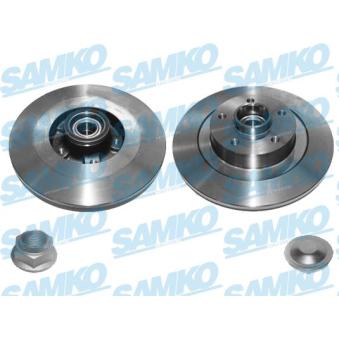 Jeu de 2 disques de frein arrière SAMKO OEM 432000015R