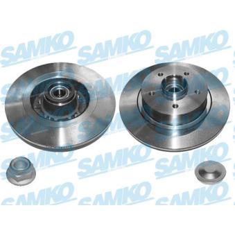 Jeu de 2 disques de frein arrière SAMKO OEM 7701208850