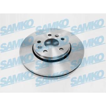 Jeu de 2 disques de frein avant SAMKO R1039V pour MAZDA 323 1.5 DCI - 110cv