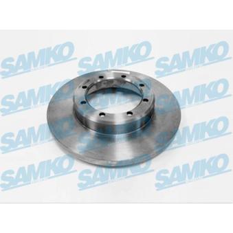 Jeu de 2 disques de frein arrière SAMKO R1042P pour RENAULT MASTER 2.3 DCI (RWD) - 101cv