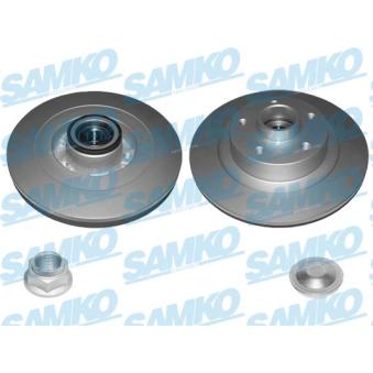 Jeu de 2 disques de frein arrière SAMKO [R1080PRCA]