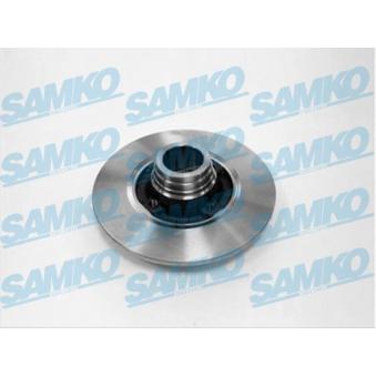 Jeu de 2 disques de frein arrière SAMKO [R1391P]