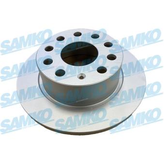 Jeu de 2 disques de frein arrière SAMKO S3000PR pour NISSAN JUKE 1.6 - 110cv