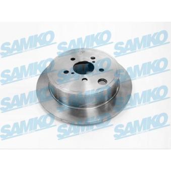 Jeu de 2 disques de frein arrière SAMKO [S4003P]